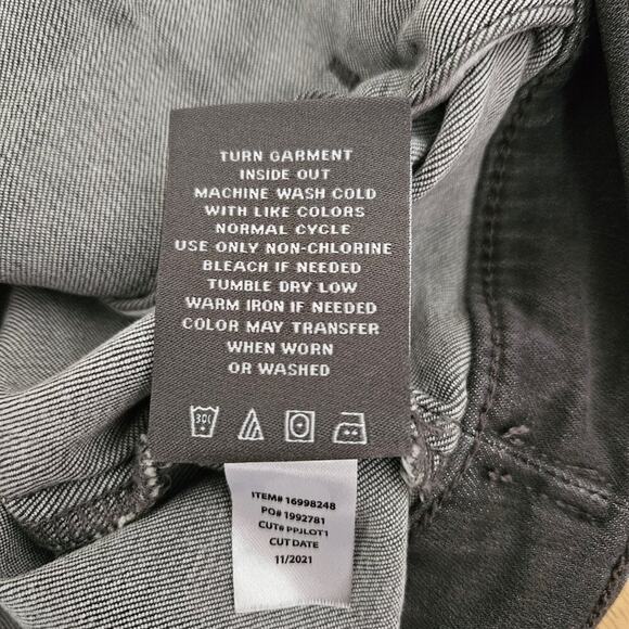 Torrid Trucker Denim Jacket Super Soft -Grey Wash - torrid size 0 (L/12) - Picture 6 of 9